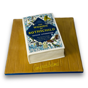 Book cover cake