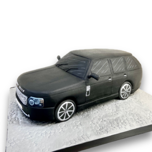 3D Range Rover themed cake