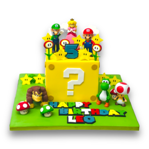 Super Mario Characters cake