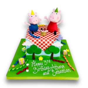 Peppa and George picnic