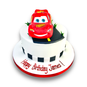 Lightning McQueen birthday cake