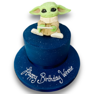 Baby Yoda cake