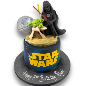 Yoda and Darth Vader Cake