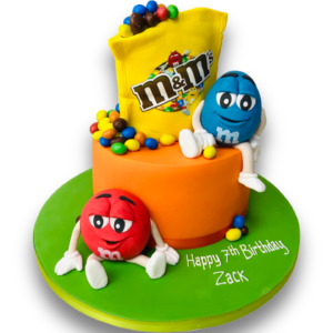 M&M’s cake