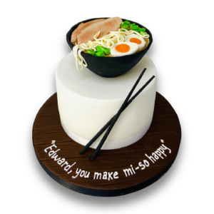 Ramen bowl cake