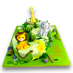 Number 3 birthday cake