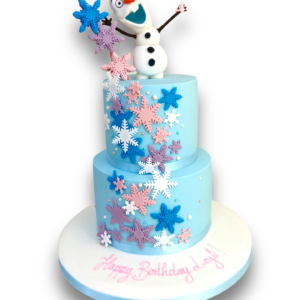 Frozen Olaf cake