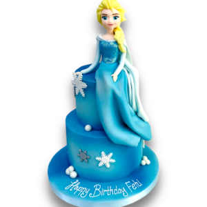 Frozen Elsa cake