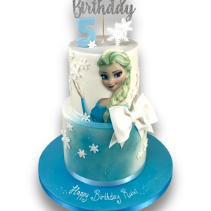 Edible Print Elsa birthday cake