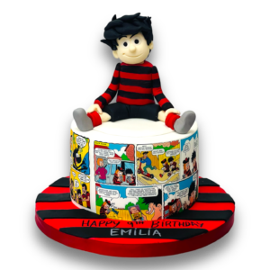 Dennis the Menace and Gnasher cake