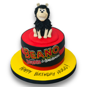 Dennis the Menace and Gnasher cake