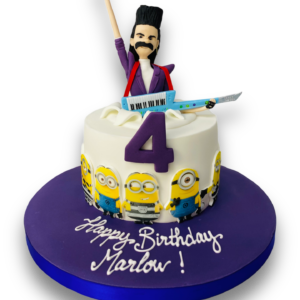 Balthazar Bratt and minions cake