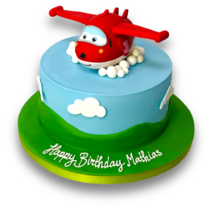 Super wings birthday cake