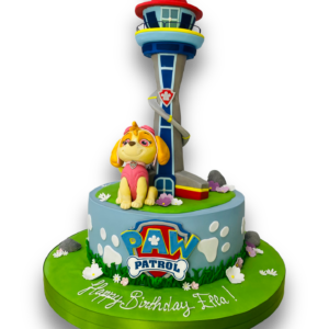 Skye and tower cake