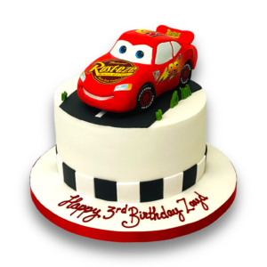 Lightning McQueen birthday cake