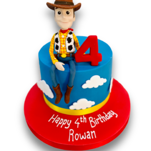 Toy Story Woody themed birthday cake