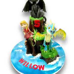How To Train Your Dragon cake