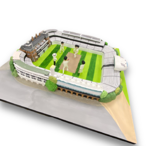 Cricket stadium cake