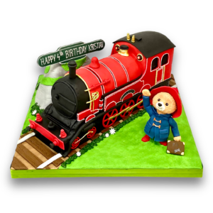 Paddington bear train Cake