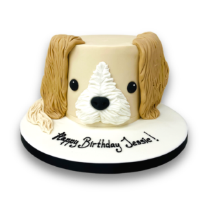 Dog head cake