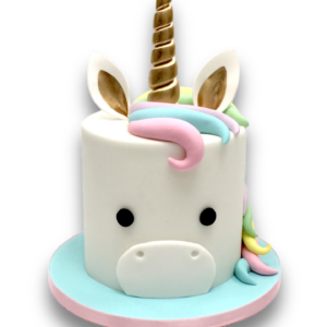 Unicorn head cake