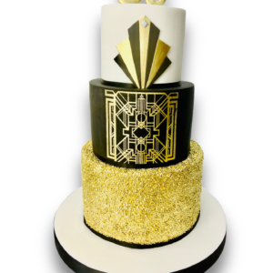 Great Gatsby cake