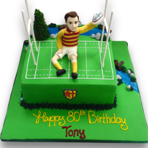 Rugby cake