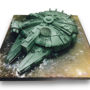 Millennium Falcon cake