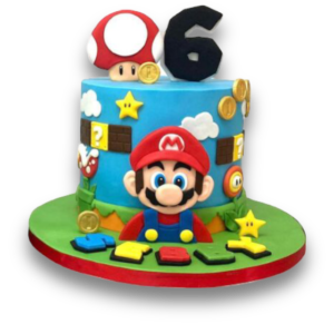Super Mario head cake