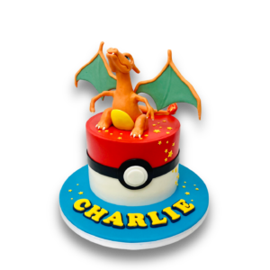 Charizard Pokémon cake