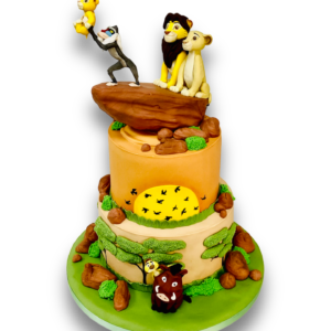 Circle of life scene cake