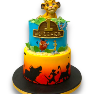 The Lion King - Simba 🐾 - Decorated Cake by Daphne - CakesDecor