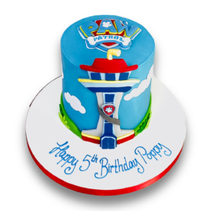 Paw patrol tower cake