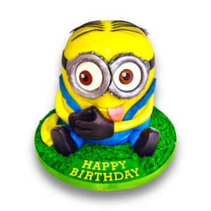 3D minion cake