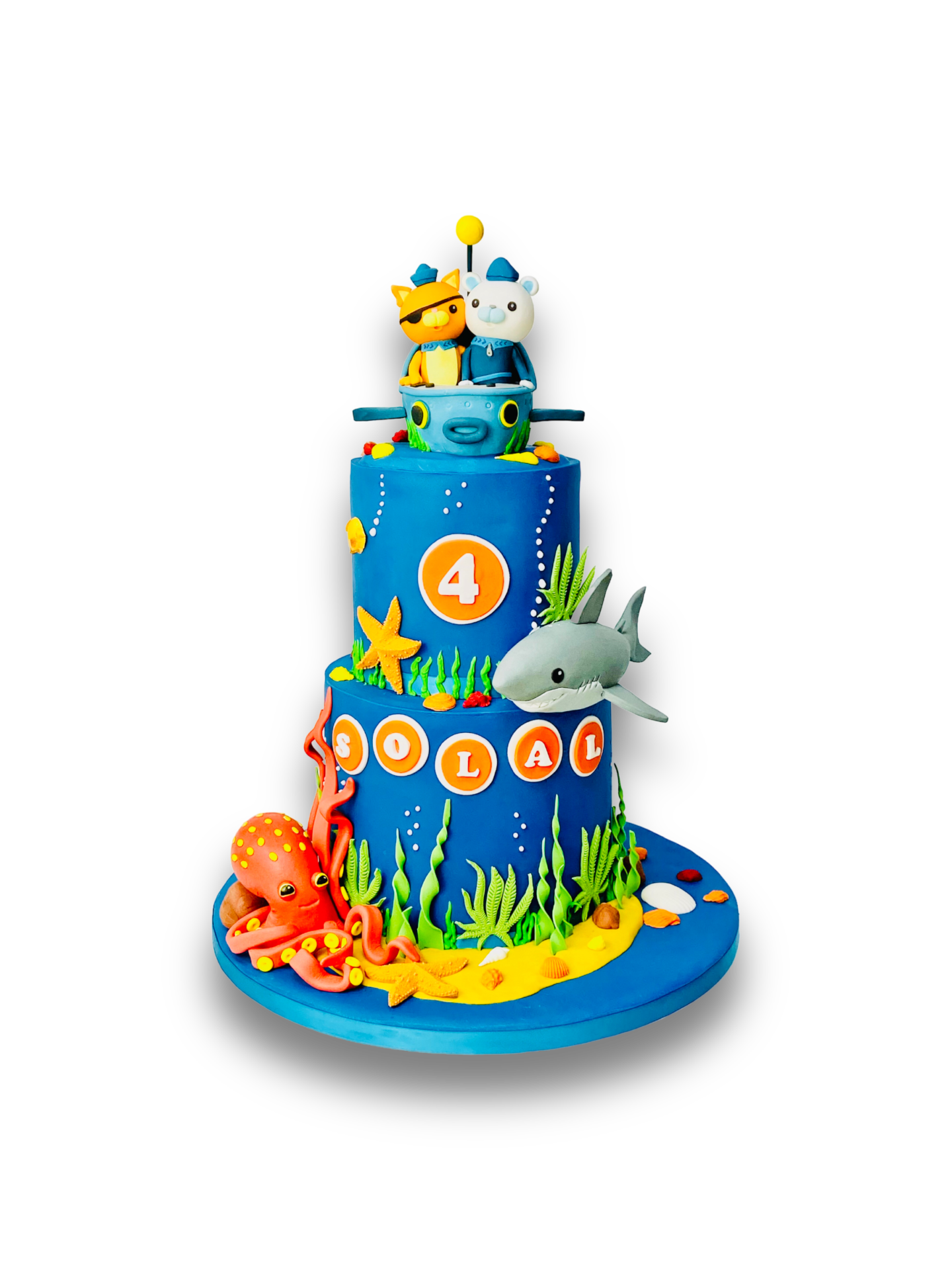 8 Sets Octonauts Cake Topper Play Set 2