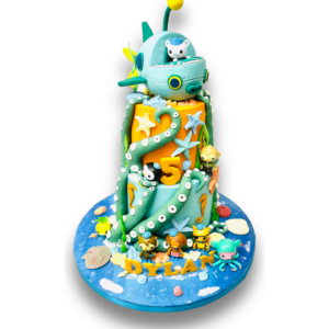 Octonauts characters cake
