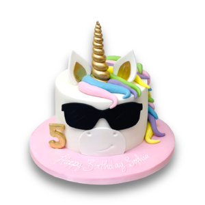 Cool unicorn head cake