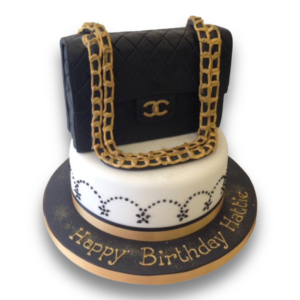 Chanel handbag cake