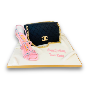 Designer Handbag and Shoe Cake