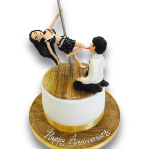 Polé dance cake