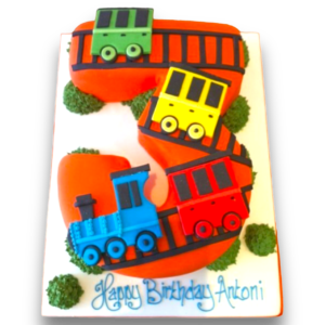 Train cake