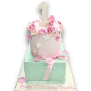 2 tier birthday cake