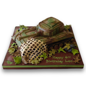 3D army tank cake