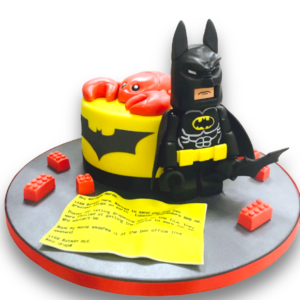 Lego Batman cake