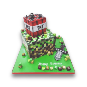 3D Minecraft tnt bomb