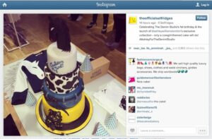 Over 2000 likes for the cake on Instagram-yay!