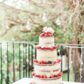 Semi Naked Wedding Cake