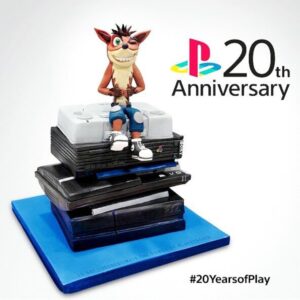 Sony Playstation 20th anniversary cake