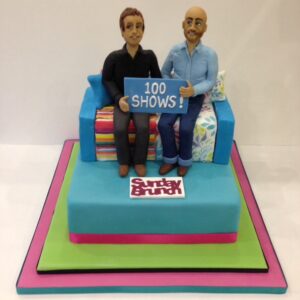 Sunday Brunch Cake to celebrate 100 shows