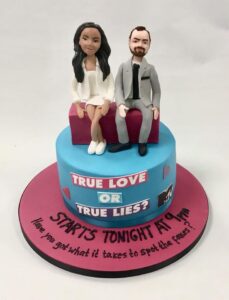 True Love or True Lies cake image